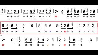 【大正琴】数字譜　うれしいひなまつり　童謡　「あかりをつけましょ～」