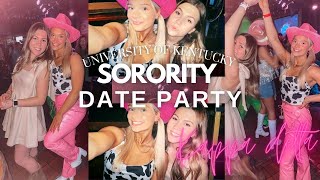 sorority date party \u0026 grwm: Kappa Delta @ University of Kentucky