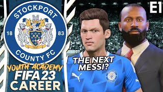 FIFA 23 YOUTH ACADEMY CAREER MODE | EP 1 | STOCKPORT | THE ROAD TO GLORY BEGINS!