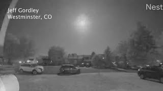 Burst of light from meteor seen for miles in Colorado