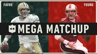 Brett Favre vs. Steve Young MEGA Matchup! | NFL Throwback