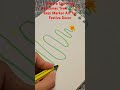 draw a stunning christmas tree 🎄✨ easy marker art for festive decor