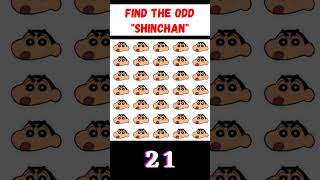 FIND THE ODD EMOJI OUT 🔍 | SHINCHAN PUZZLE GAME | #shinchan #shinchancartoon