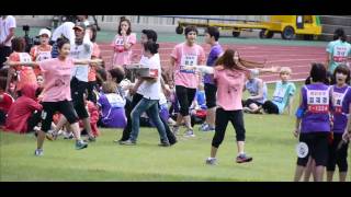 【APink】Park Chorong and Yoon Bomi danced  hip-hop @ 110827 MBC Idol Athletics Championships