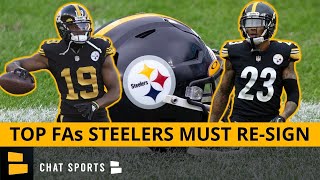 Steelers Top 5 Players To Re-Sign In NFL Free Agency Ft JuJu Smith-Schuster, Joe Haden & Trai Turner
