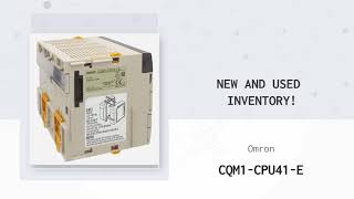 Buy CQM1-CPU41-E Omron Programmable Controller | Sysmac | 8468 from Santa Clara Systems