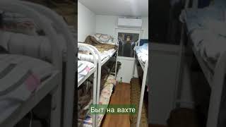 Как живут на вахте #вахта #стройкамостов