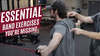 4 ESSENTIAL Band Exercises You're Missing in Your Warmup Routine