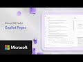 Microsoft 365 Copilot | Copilot Pages