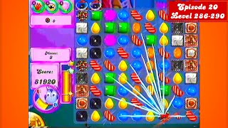 CANDY CRUSH SAGA - DREAMWORLD E20 LEVEL 286-290 FULL GAMEPLAY