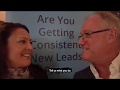 Nigel talking with Sanae Floyd at Simply Networking Leeds Business Week Expo 11th October 2018