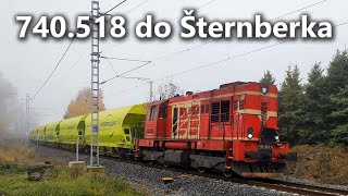 Vláčkaři jsou u toho | IDSC 740 518-6 pro obilí do Šternberka! (3. 11. 2021)