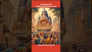 উল্টো রথ আসলে কি। সজা বা উল্টোরথ উৎসব কেন পালন করা হয়।#jagannath #sreekrishna #rathyatra #viral