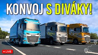 KONVOJ S DIVÁKY V ETS2! 📍🗺️