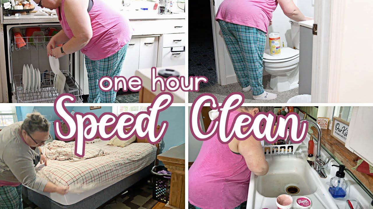 New One Hour Speed Clean Sahm Cleaning Motivation Youtube