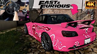 Fast and Furious HONDA S2000 in Forza Horizon 5 | Steering Wheel + Shifter Gameplay [4K60fps]