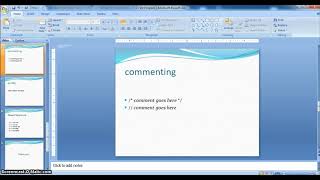 003 Commenting inside the code using "printf" in Code Blocks..