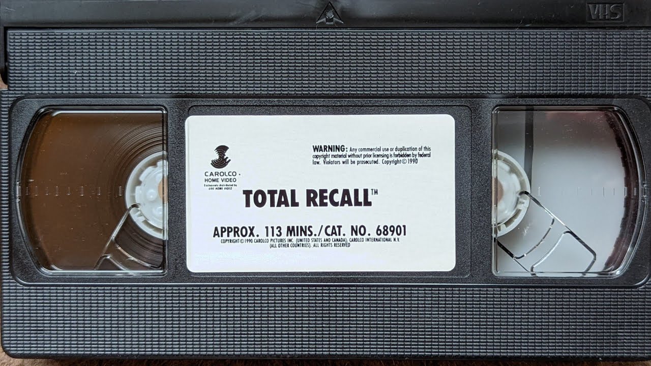 Total Recall VHS Pre-Show - YouTube