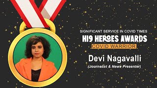 Hi9 Covid Warrior Awards- 2020 | Devi  Nagavalli