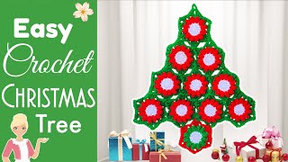 Easy Crochet Christmas Tree Wall Hanging Decoration