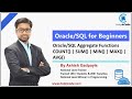 #11 Oracle/SQL Aggregate Functions | COUNT() | SUM() | MIN() | MAX() | AVG() | Oracle/SQL Tutorials