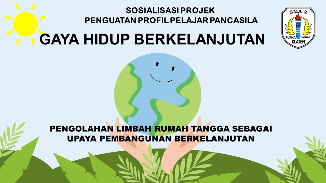 SOSIALISASI P5 TEMA GAYA HIDUP BERKELANJUTAN SMAN 2 KLATEN - YouTube