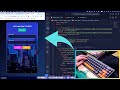 ASMR Programming - Beautiful Lofi Login Page - No Talking - CodeTQ