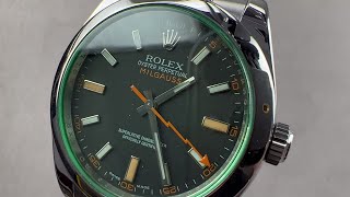 Rolex Milgauss "Green Crystal" 116400GV Rolex Watch Review