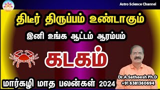 Margazhi month rasi palan 2024 in tamil kadagam | கடகம் மார்கழி மாத ராசி பலன்கள் 2024