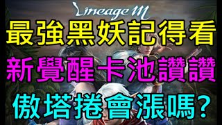 【小屁】最強黑妖影片記得看~新覺醒卡池讚讚的,來計畫一下,傲塔樓捲會漲嗎?技能合成記得上路,釣魚歐洲拉｜天堂M無課實況0114