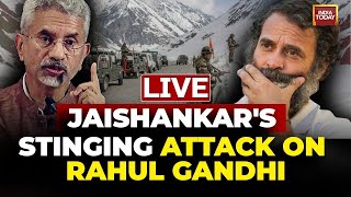 Watch LIVE: Jaishankar Hits Out At Rahul Gandhi Over LAC Deployment | S Jaishankar