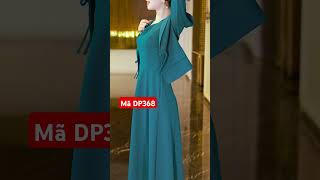 Bộ váy đầm màu xanh đẹp sang MÃ DP368 + DP368  | gọi DT ZALO 0766,522,104 | Váy Đầm Trung Niên