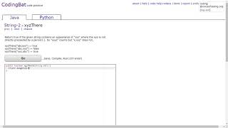 String-2 (xyzThere) Java Tutorial || Codingbat.com