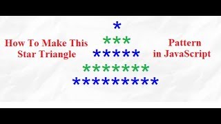 FamilySome Programming- |Star ๐ triangle Pattern in JavaScript|