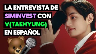 ¡V de BTS revela su lado más auténtico en esta entrevista exclusiva con Siminvest!