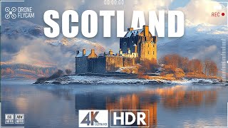 Scotland Winter 4K – A Majestic Journey Through Snow-Covered Highlands | UltraHD Scenic Video