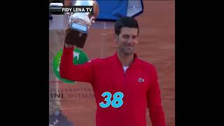 novak djokovic :38 masters 1000 titles!