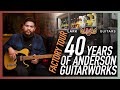 40 Years of Anderson Guitarworks - Factory Tour with Lark Guitars!