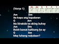 kay lupit ng tadhana willy garte lyrics u0026 chords