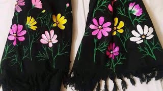 Hand painted shawl.,হ্যান্ডপেইন্ট শাল🥰.unique 150+ hand paint shawl collection ideas.