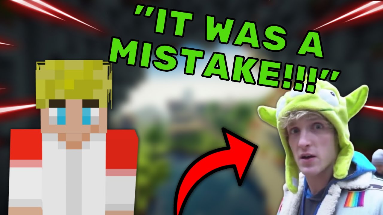 TommyInnit Logan Paul Apology Video!!!! (Dream SMP) - YouTube