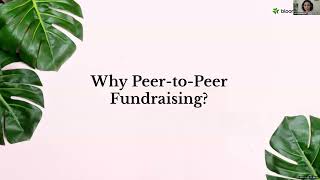 Peer 2 Peer Fundraising