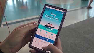 Disney Cruise Line's Port Canaveral Port Terminal Walk-through \u0026 DCL App Tips/Tricks