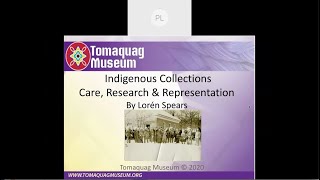 Indigenous Collections: Care, Research & Representation by Lorén Spears