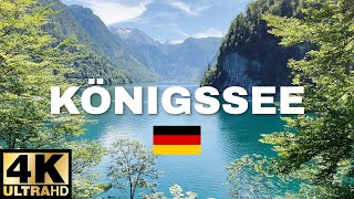 Königssee (King's Lake), The Most beautiful Lake in Germany 4K 60fps Ultra HD