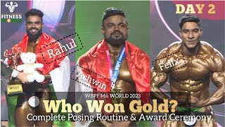 Rahul C - Ashwin Shetty - Felix | Indias Best Bodybuilders at WBPF MR WORLD BODYBUILDING 2023 Korea