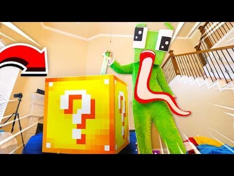 OPENING LUCKY MYSTERY BLOCKS IN REAL LIFE!