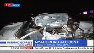 Five family members killed in yesternight Nyahururu accident