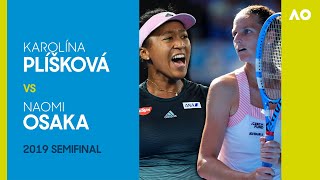 Karolina Pliskova vs Naomi Osaka in a three-set thriller! | Australian Open 2019 Semifinal