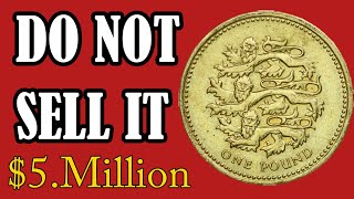 $5.MILLION DOLLARS 1983 ONE POUND COIN UNBELIEVABLE VALUE WORTH